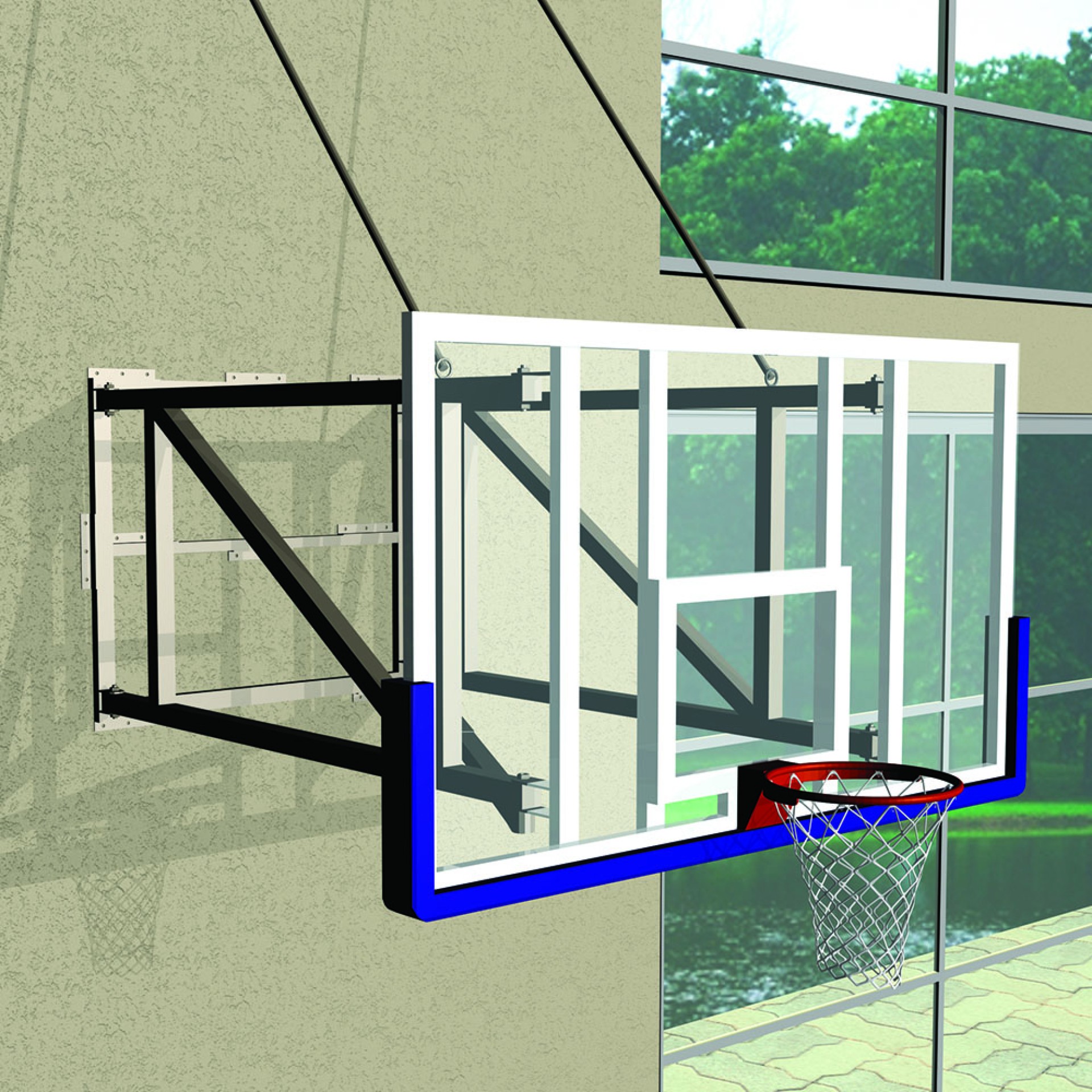 UNIDAD OFICIAL DE BALONCESTO CON REBOTE LATERAL