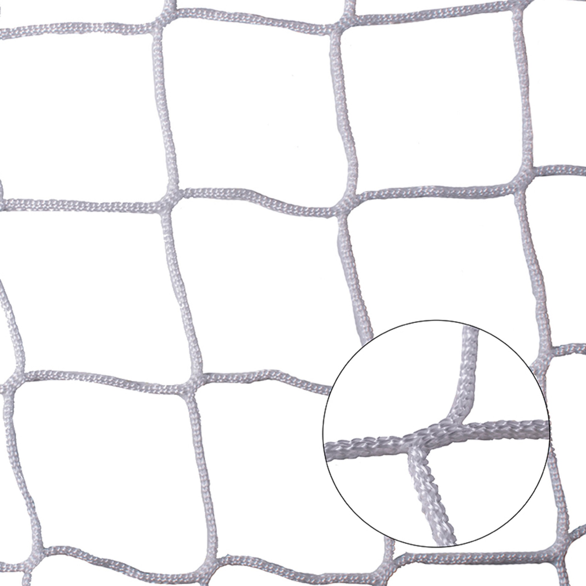 PAR DE REDES PORTERÍA DE FÚTBOL 11 (SIN NUDOS)