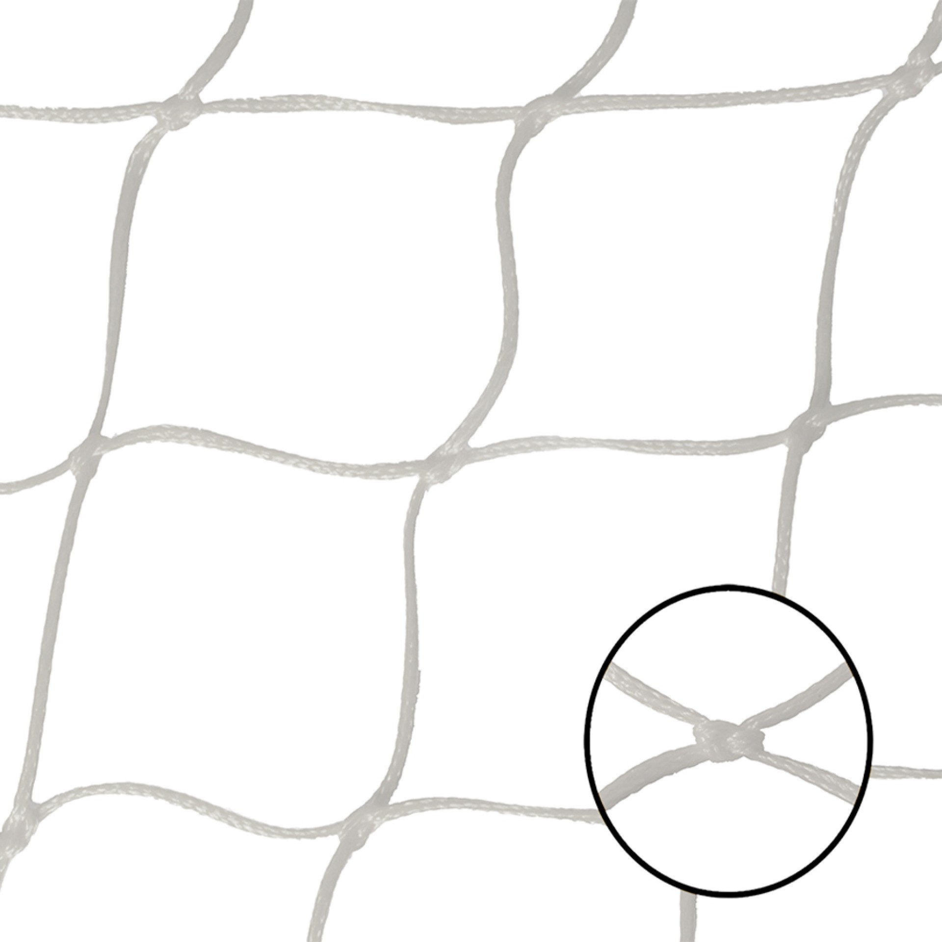 PAR DE REDES PORTERÍA DE FÚTBOL 11 (CON NUDOS)