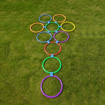 SET OF 10 HOOPS FOR HOPSCOTCH