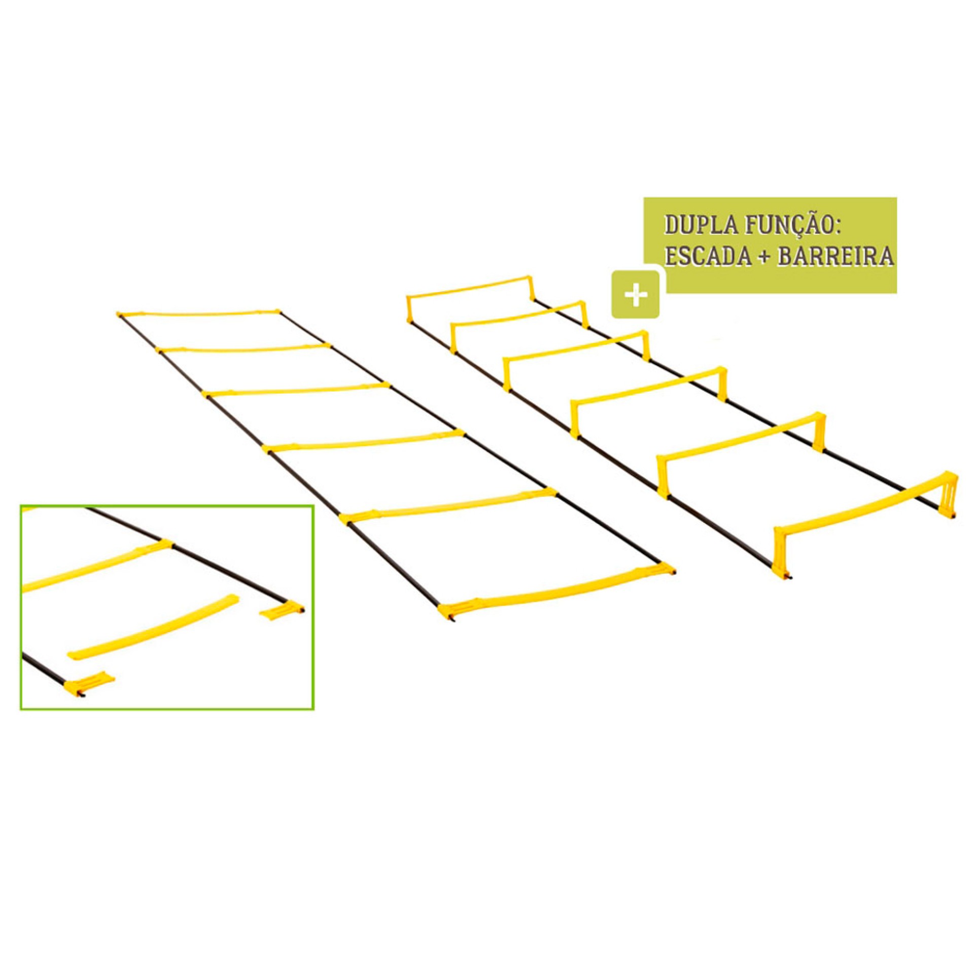ESCALERA DE AGILIDAD Y VELOCIDAD COM VALLA