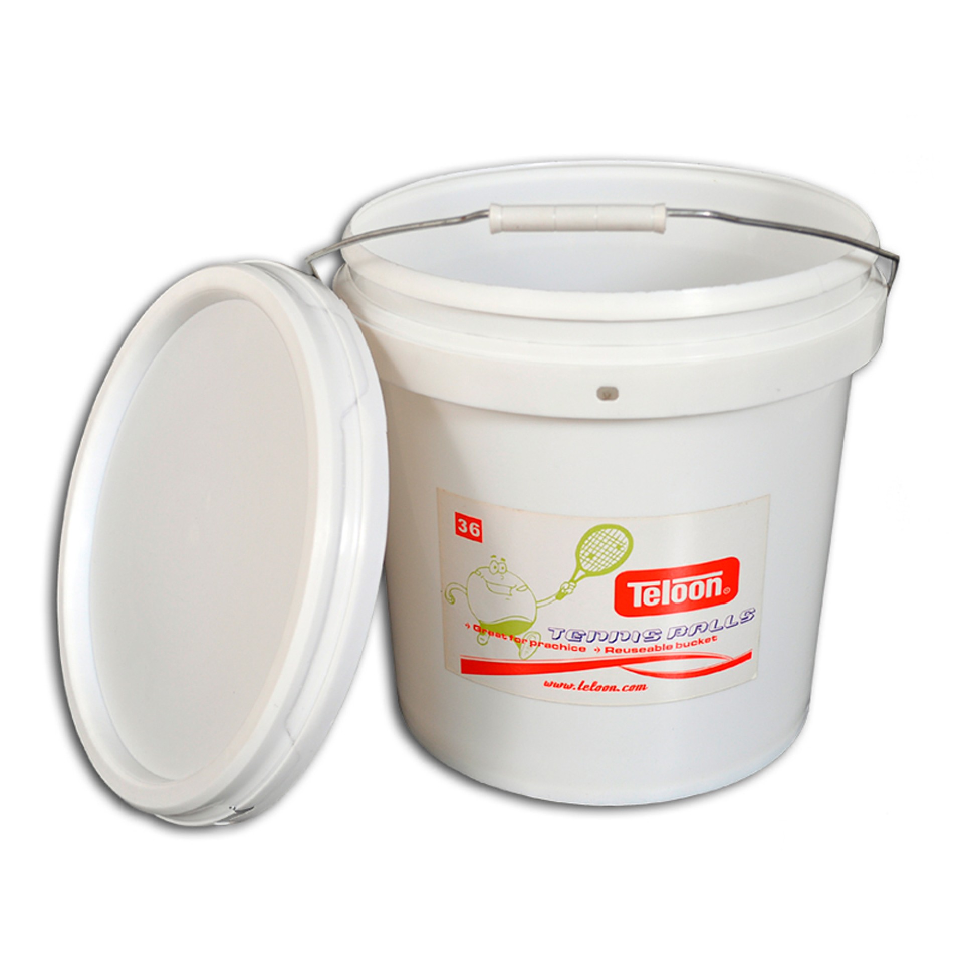 BALDE PARA BOLAS DE TÉNIS