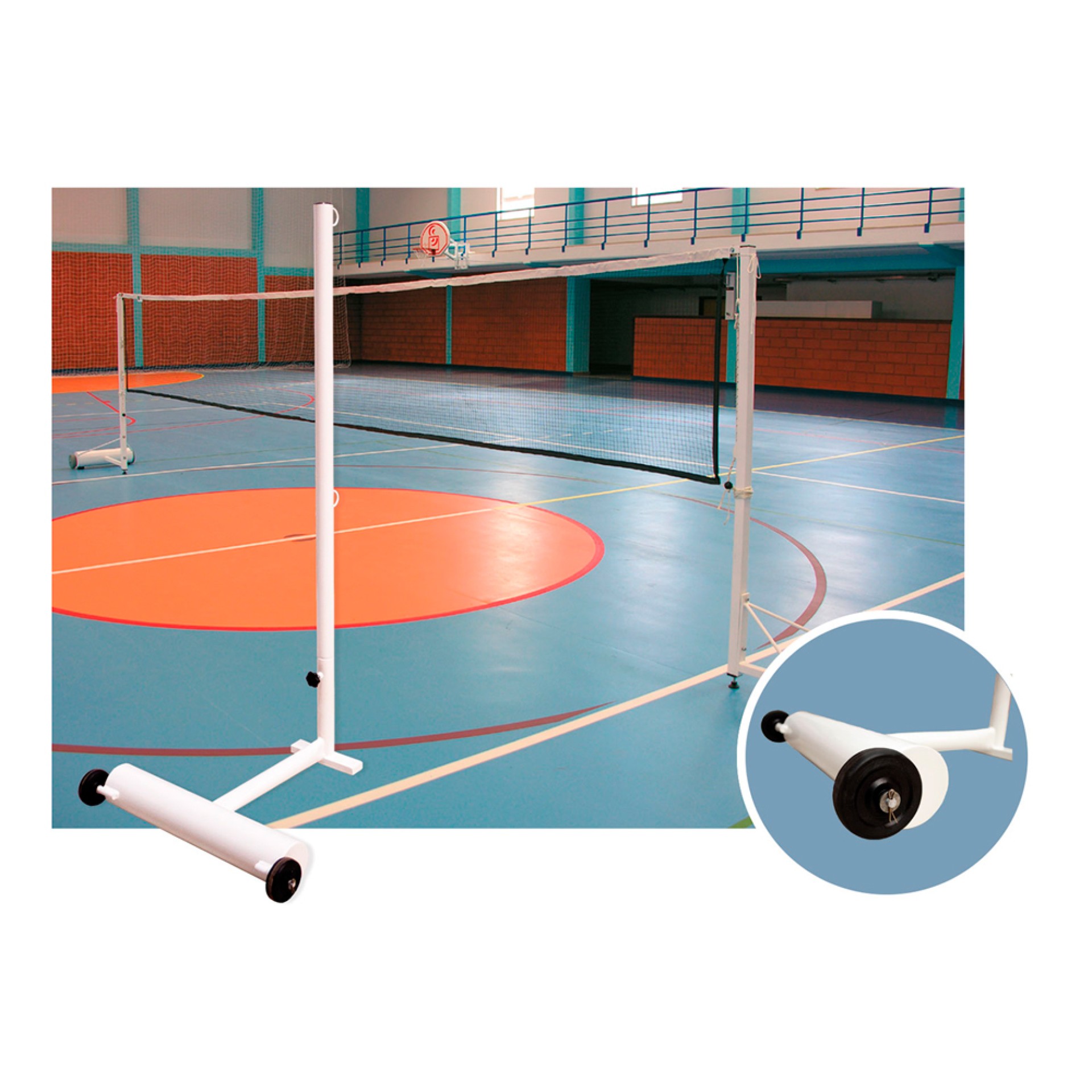 PAR DE POSTES DE BÁDMINTON BASIC