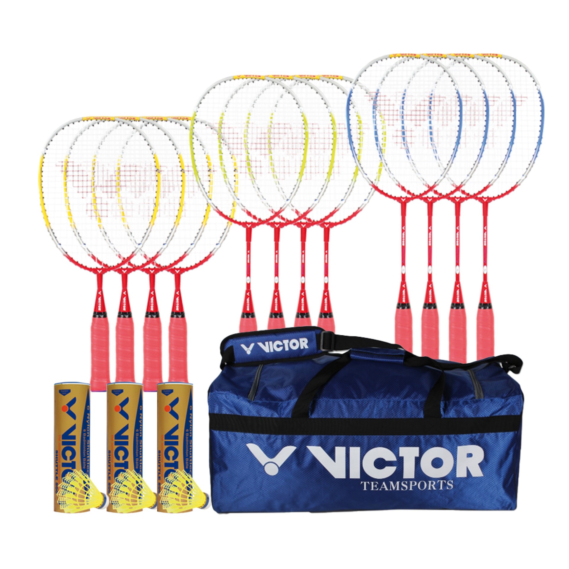 KIT BÁDMINTON ESCUELA VICTOR SET PRINCIPIANTE