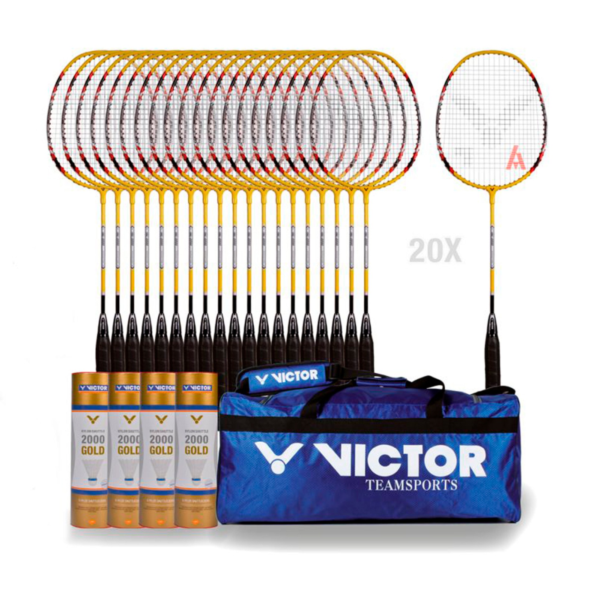 KIT BÁDMINTON ESCUELA VICTOR MAXI SET II