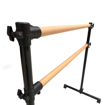 BARRA DE BALLET DOBLE AJUSTABLE DESMONTABLE (110cm) BARRA DE BALLET DOBLE AJUSTABLE DESMONTABLE (110cm)