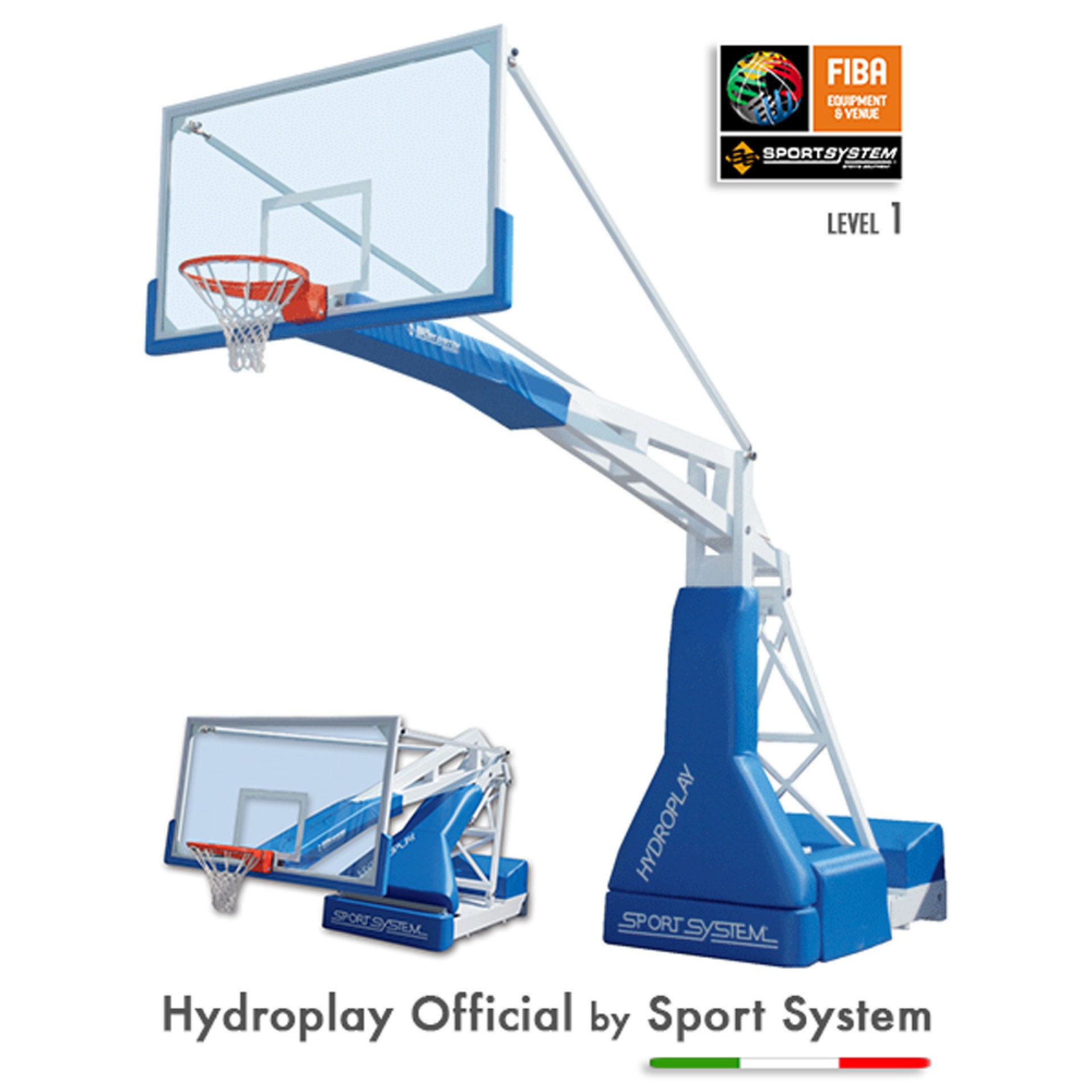 UNIDAD DE BALONCESTO EXTRAÍBLE SISTEMA DEPORTIVO HIDROPLAY O