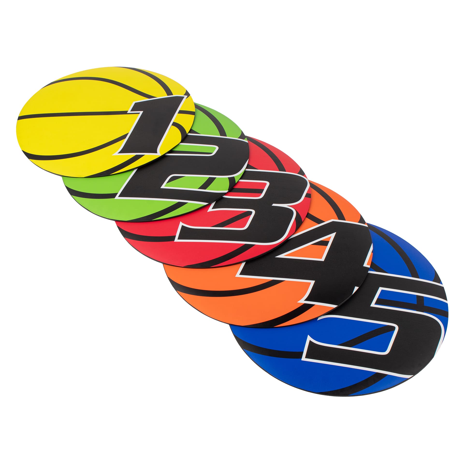 CONJUNTO DE 5 MARCAS DE JUEGO SOLO DE LOS LANZAMIENTOS