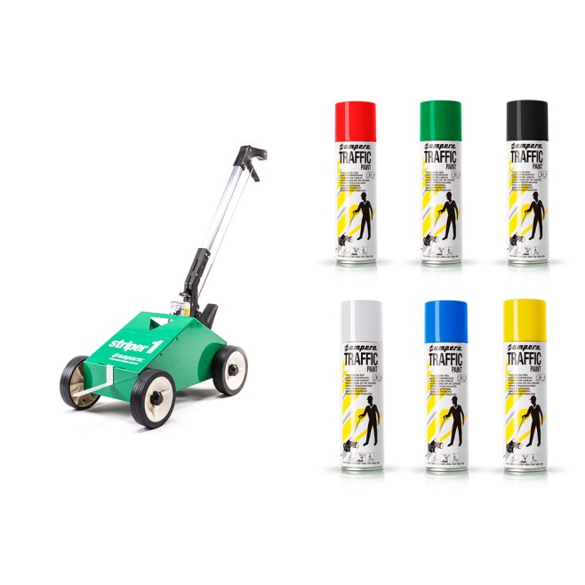 MQUINA DE MARCAO COM AEROSOL PERFECT STRIPER