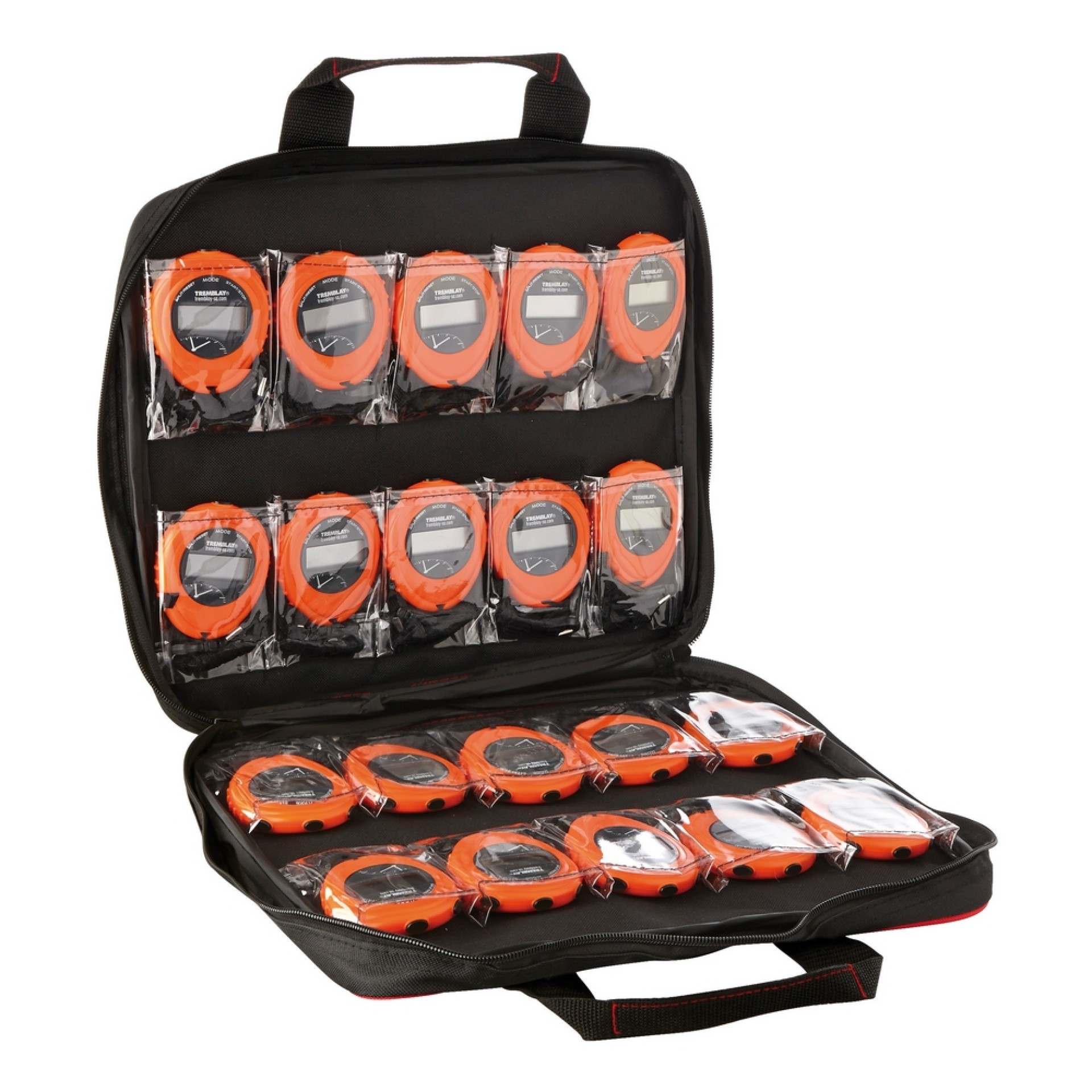 KIT 20 CRONÓMETROS + MALETA