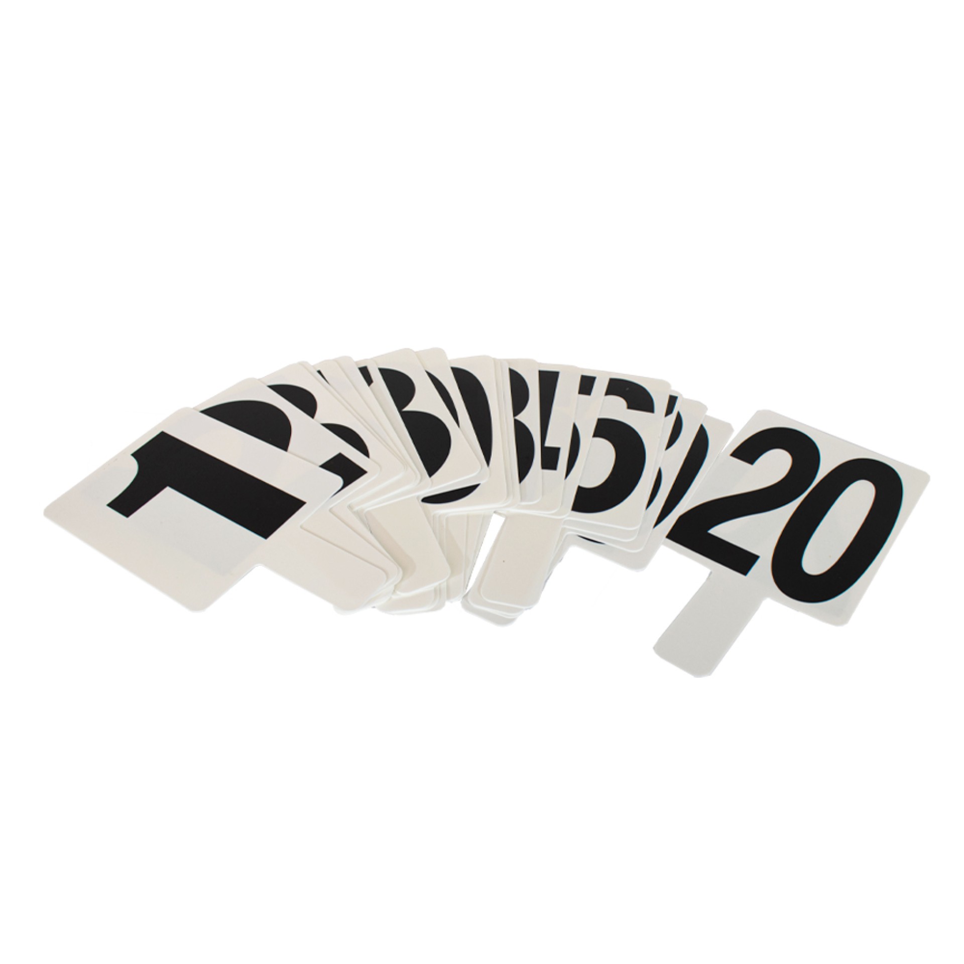 SET DE PLACAS NUMERADAS DE VOLEIBOL (20 UNIDADES)