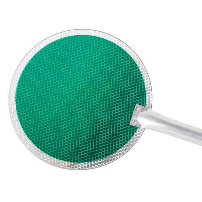 RAQUETA DE SEÑALIZACIÓN DOBLE CARA ROJA/VERDE