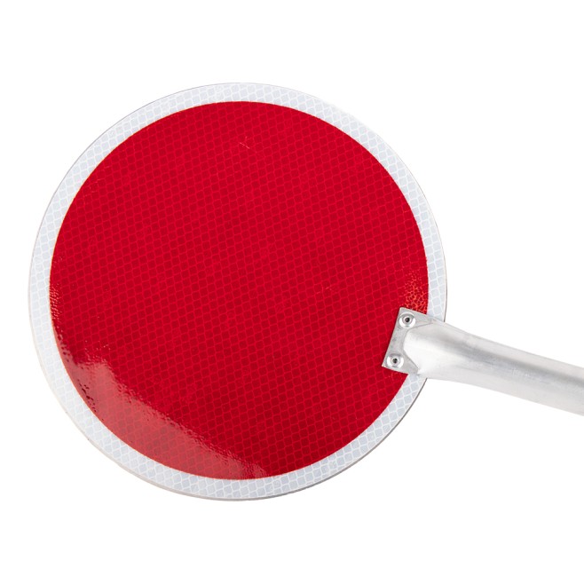 RAQUETA DE SEÑALIZACIÓN DOBLE CARA ROJA/VERDE