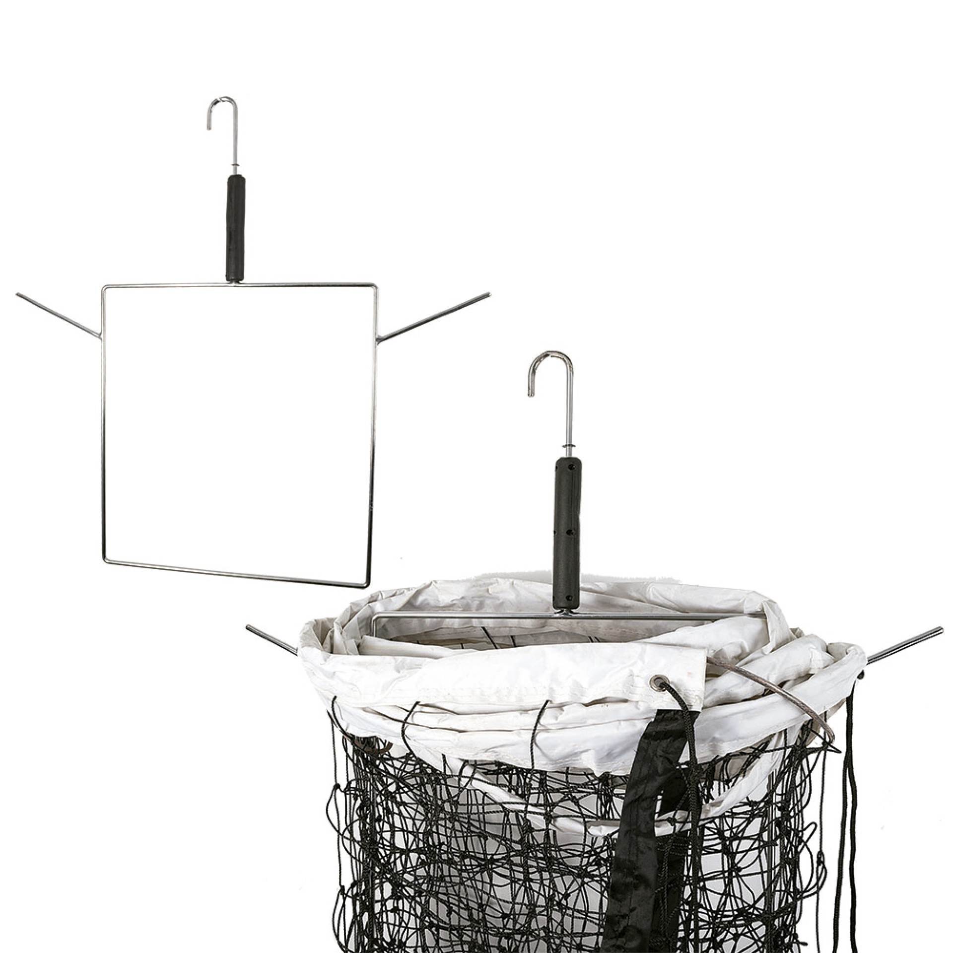 ENROLLADOR DE RED METÁLICO TIPO PERCHA