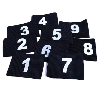 CONJUNTO DE 9 BRAADEIRAS NUMERADAS DE 1 A 9