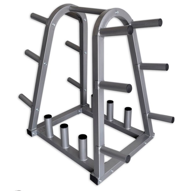 SUPORTE PARA BARRAS E DISCOS OLMPICOS