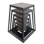 KIT 7 CAIXAS PARA TREINO PLIOMTRICO (PLYO BOX)