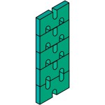 MÓDULO PEDAGÓGICO O`JUMP PRISES 60x30x6cm - 5PEÇAS MÓDULO PEDAGÓGICO O`JUMP PRISES 60x30x6cm - 5PEÇAS