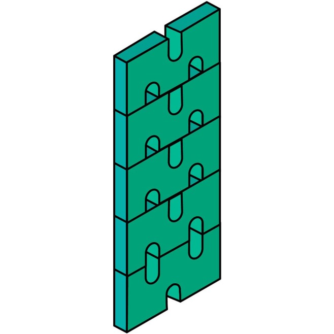 MDULO PEDAGGICO O`JUMP PRISES 60x30x6cm - 5PEAS