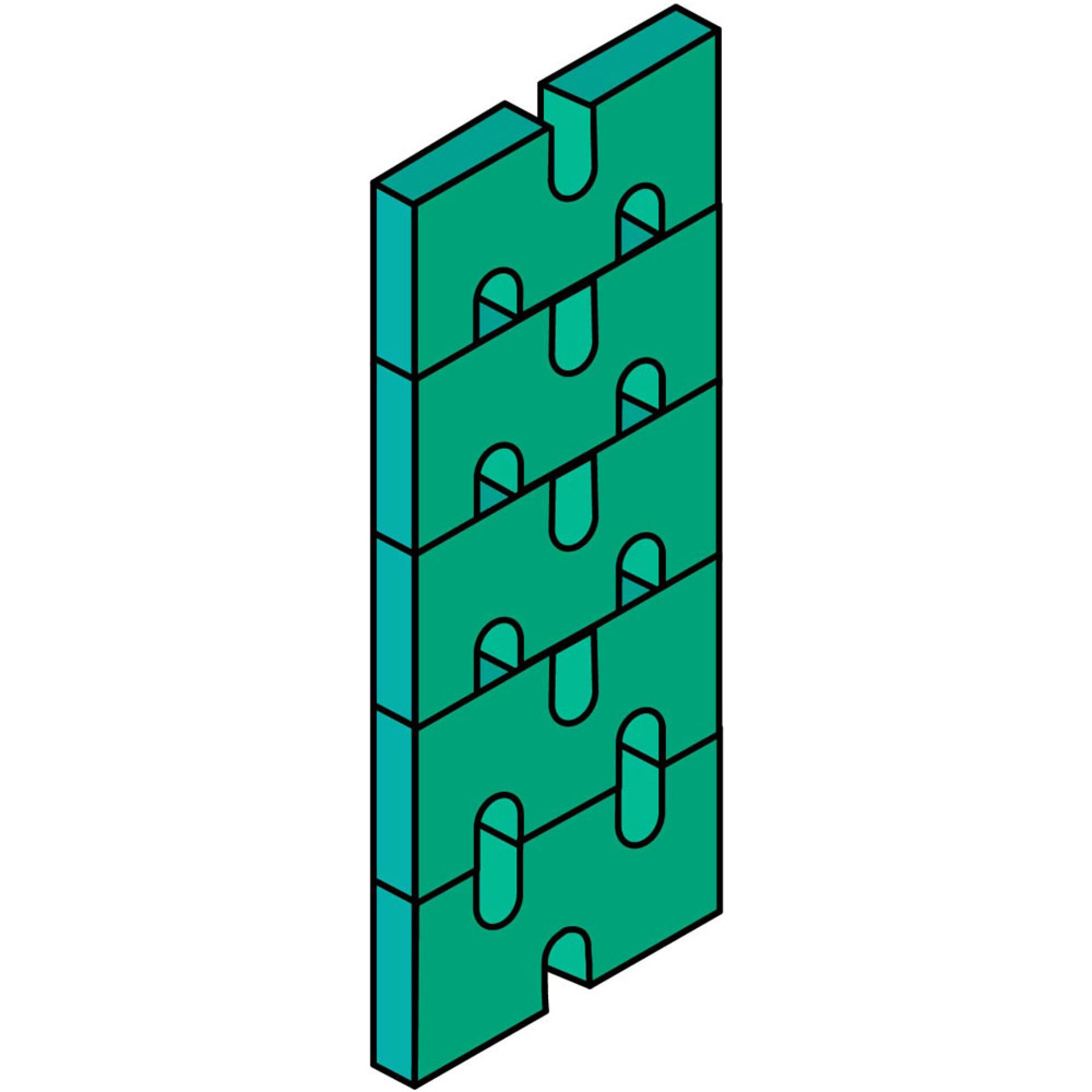 MÓDULO PEDAGÓGICO O`JUMP PREMIOS 60x30x6cm - 5PIEZAS
