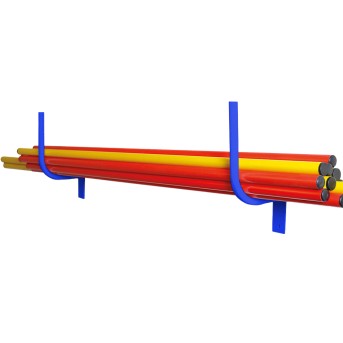 GYMNASTIC STICKS WALL RACK