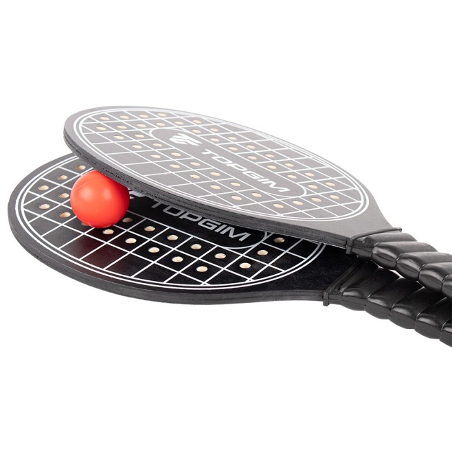 JUEGO DE RAQUETAS DE MADERA