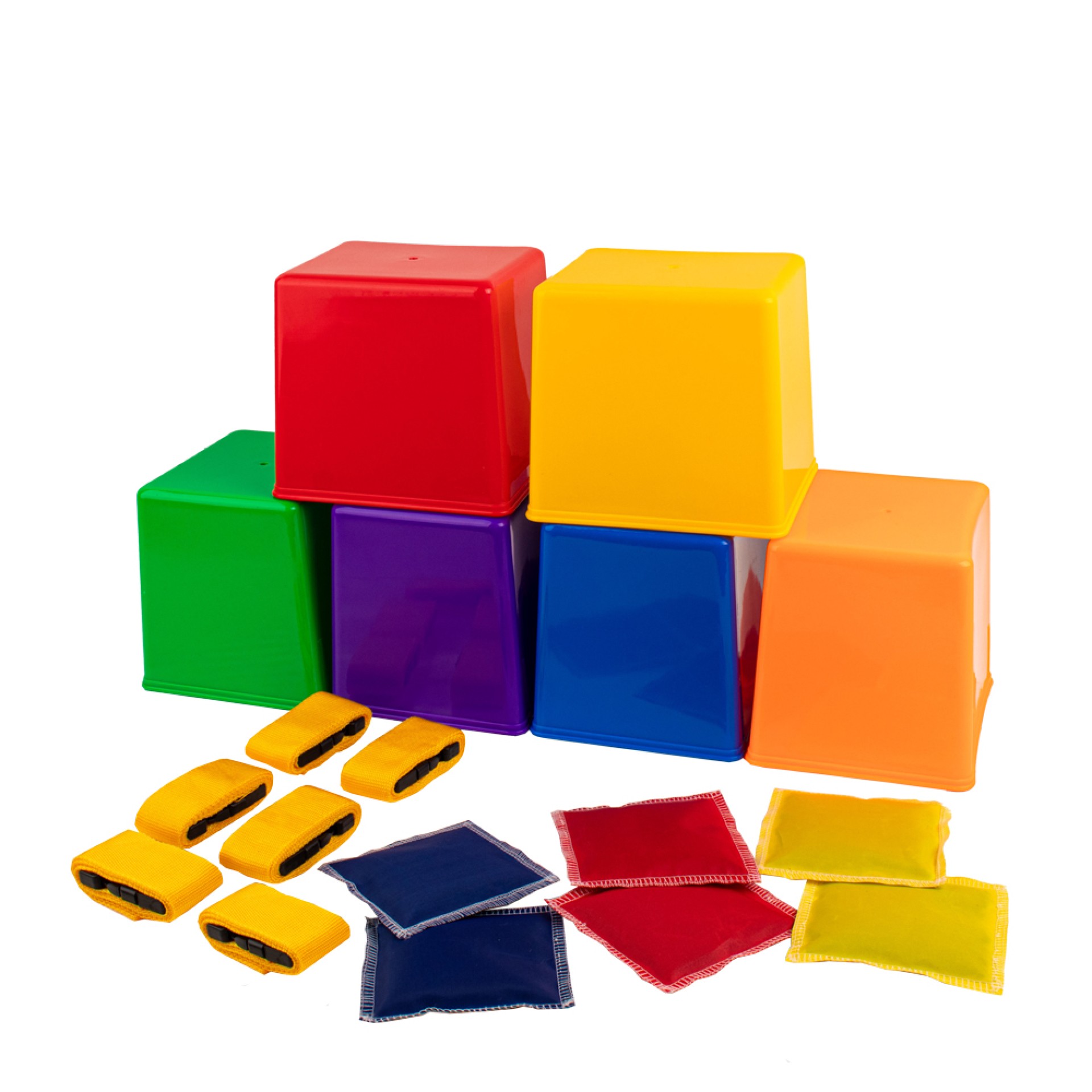 SET DE 6 CUBOS + 6 BOLSAS DE FRIJOLES