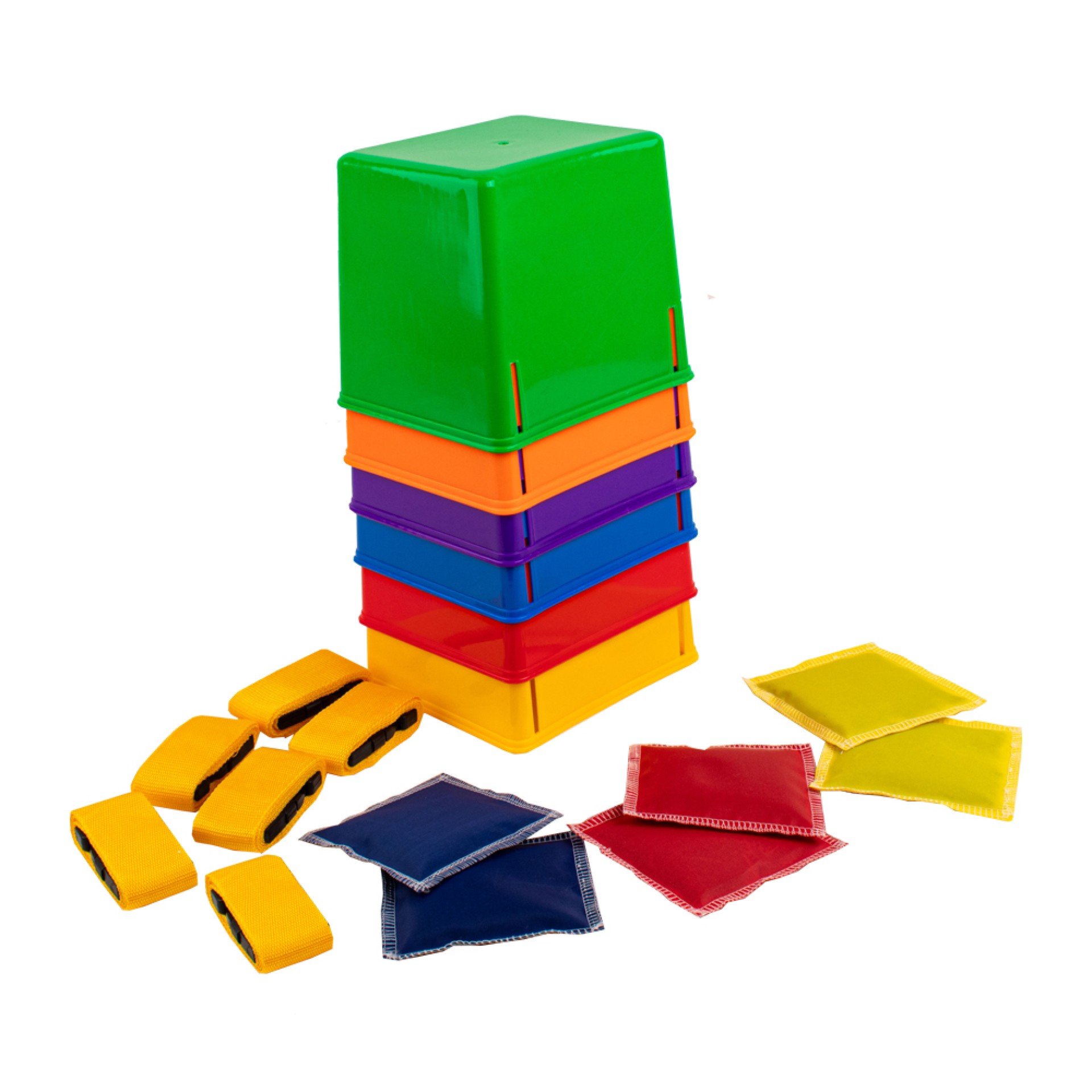 SET DE 6 CUBOS + 6 BOLSAS DE FRIJOLES