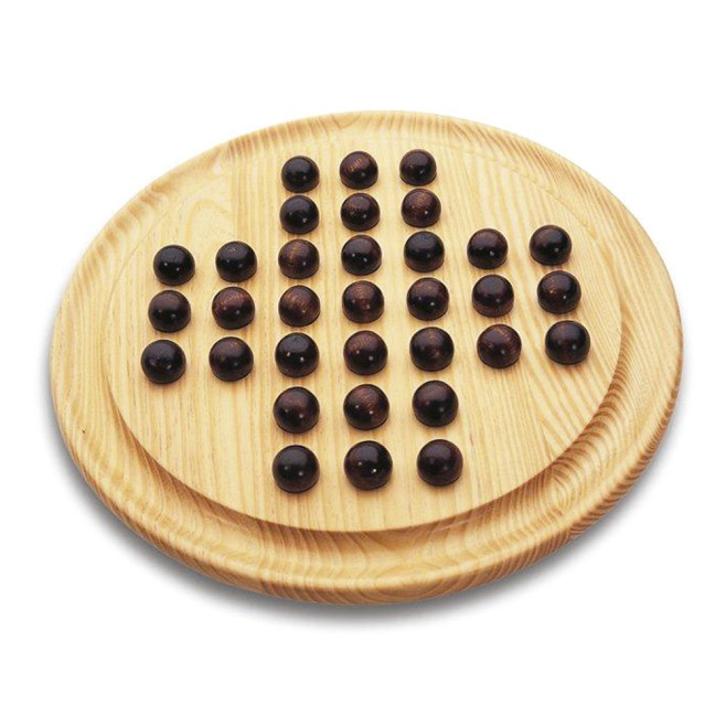 JOGO SOLITRIO EM MADEIRA