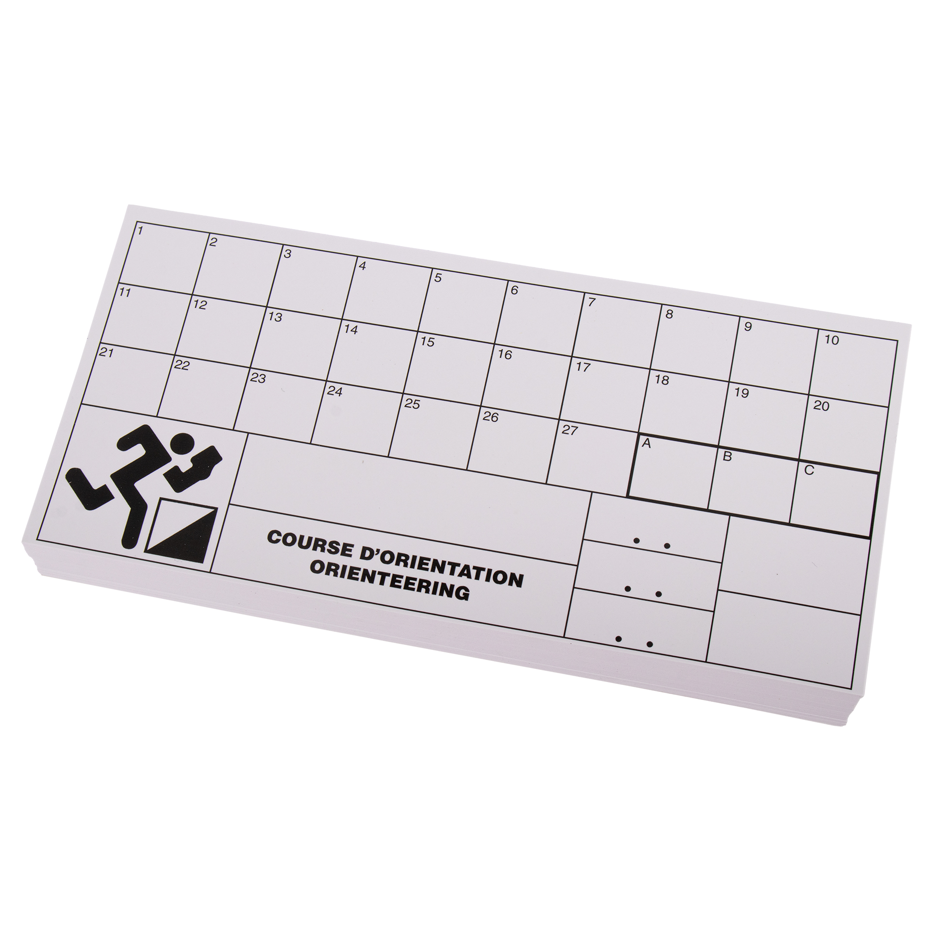 SET DE 100 TARJETAS DE CONTROL IMPERMEABLES