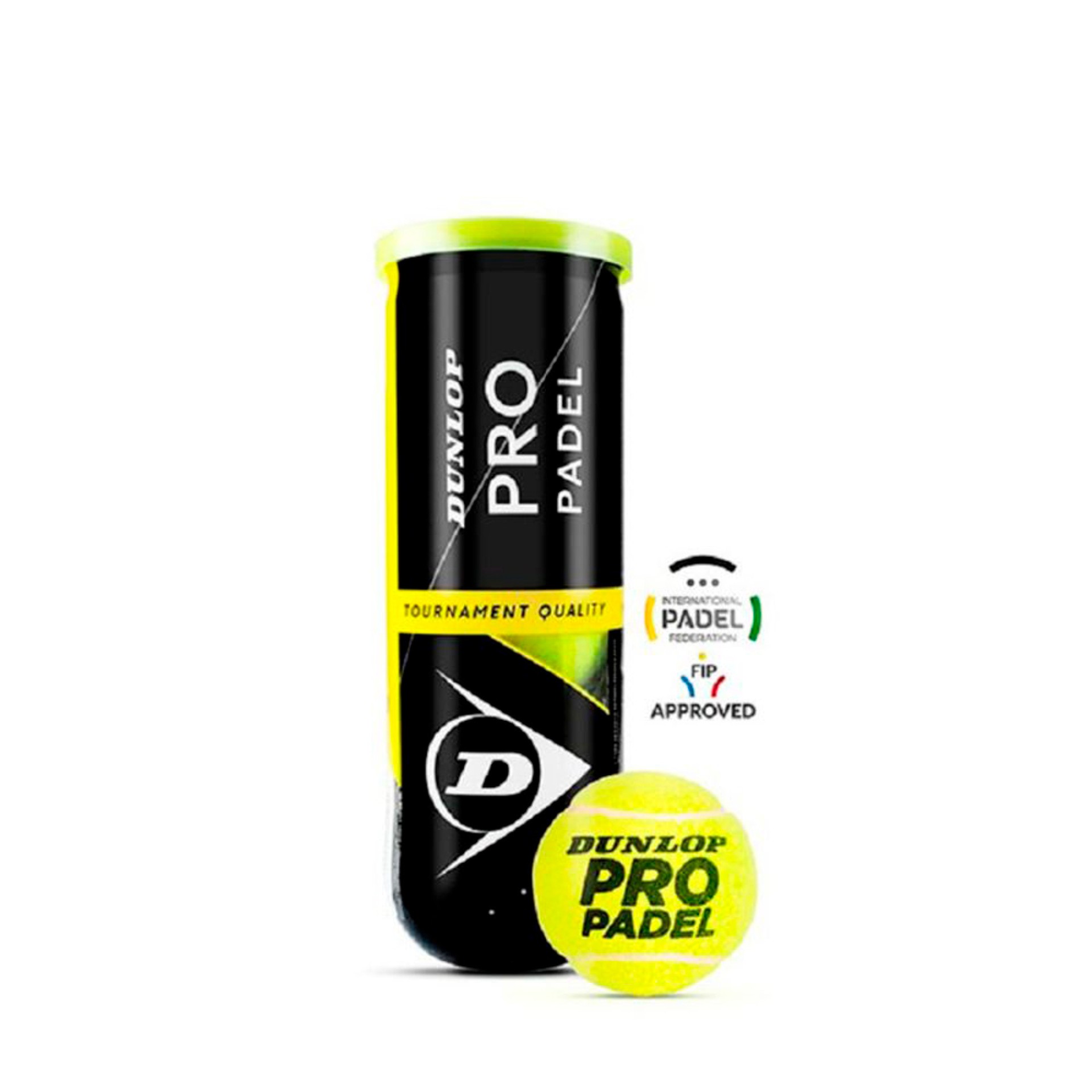 PELOTA PADEL DUNLOP PRO PADEL (3 UNIDADES)