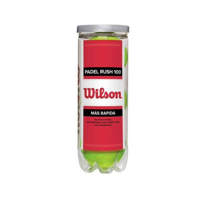 BOLA PADEL WILSON RUSH 100 (3 UNIDADES)