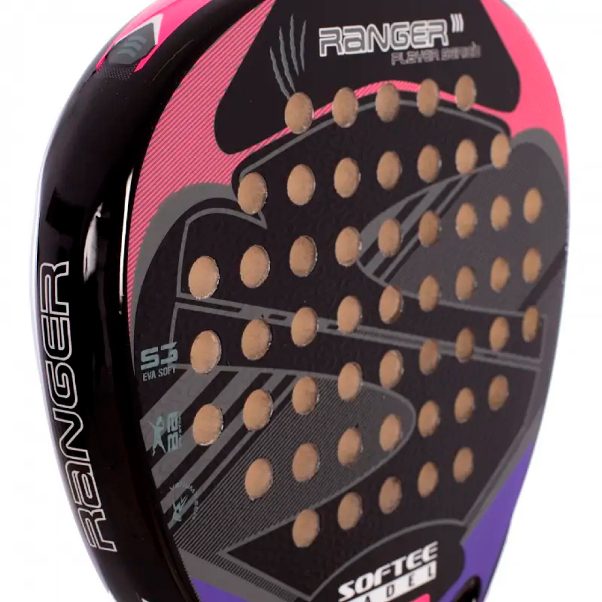 PALA DE PADEL SOFTEE RANGER FUCSIA