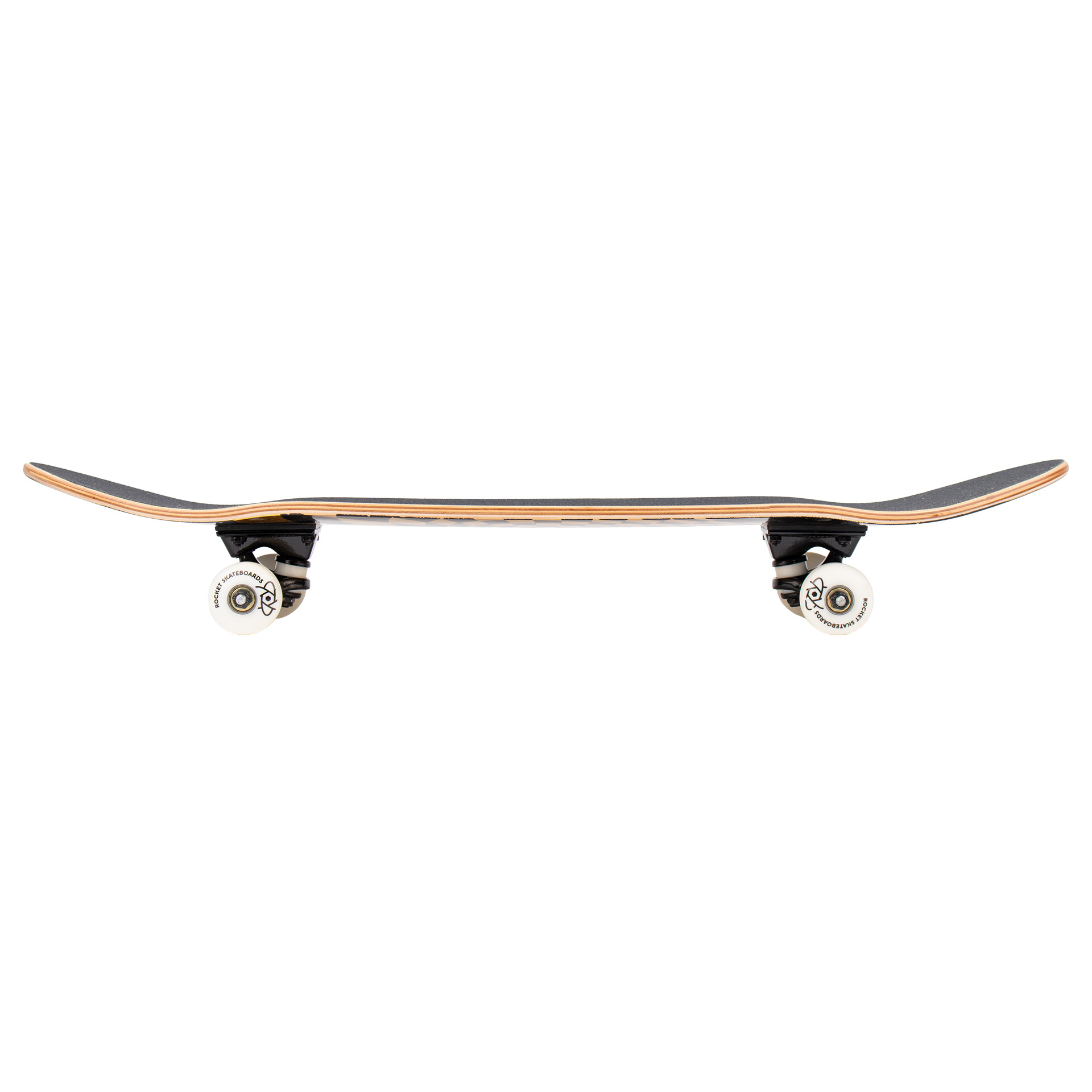 SKATEBOARD ROCKET VORTEX FOIL GOLD 8.00 IN