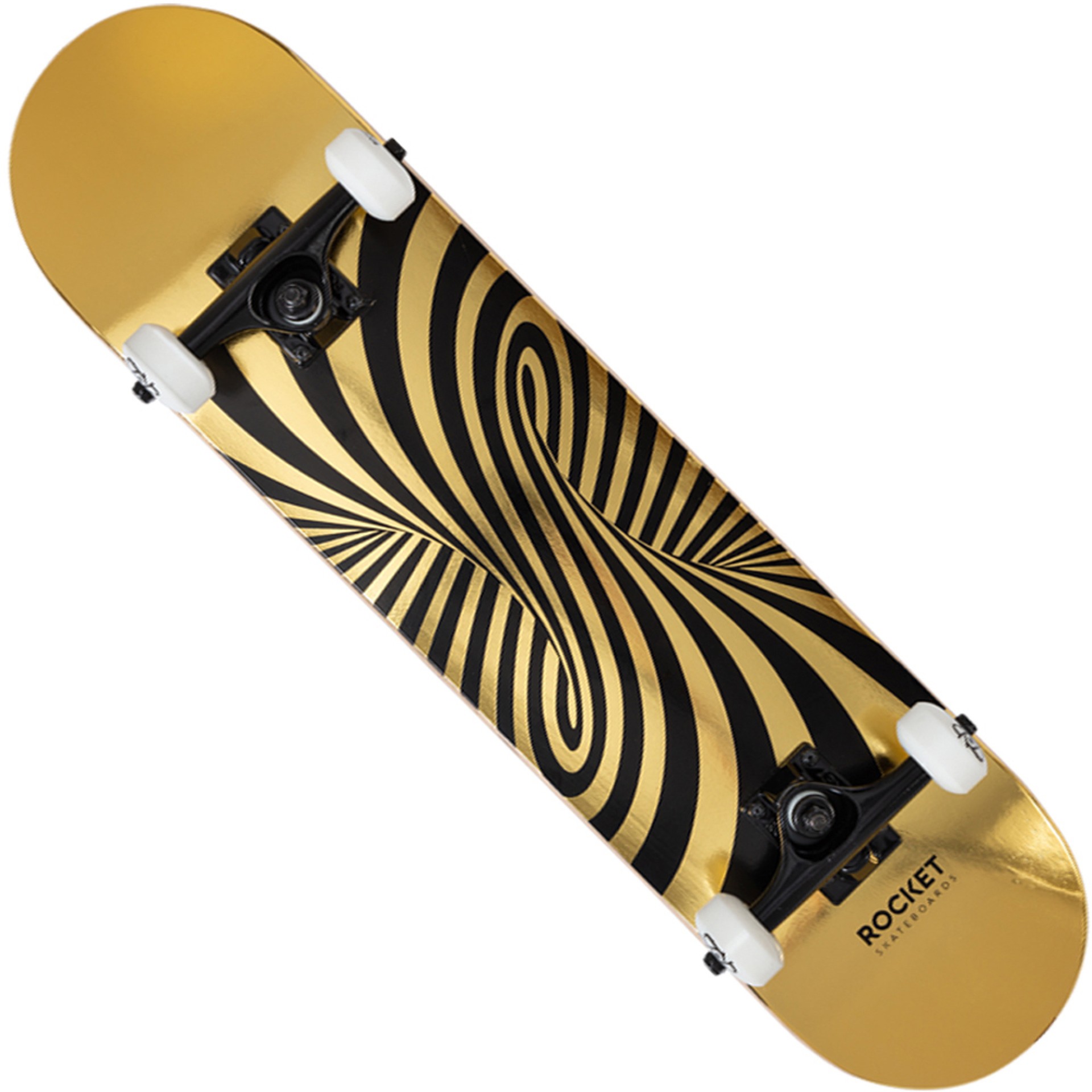 SKATE ROCKET TWISTED FOIL GOLD 7.50 IN