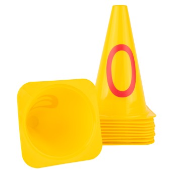 SET DE 10 CONOS NUMERADOS (0-9)