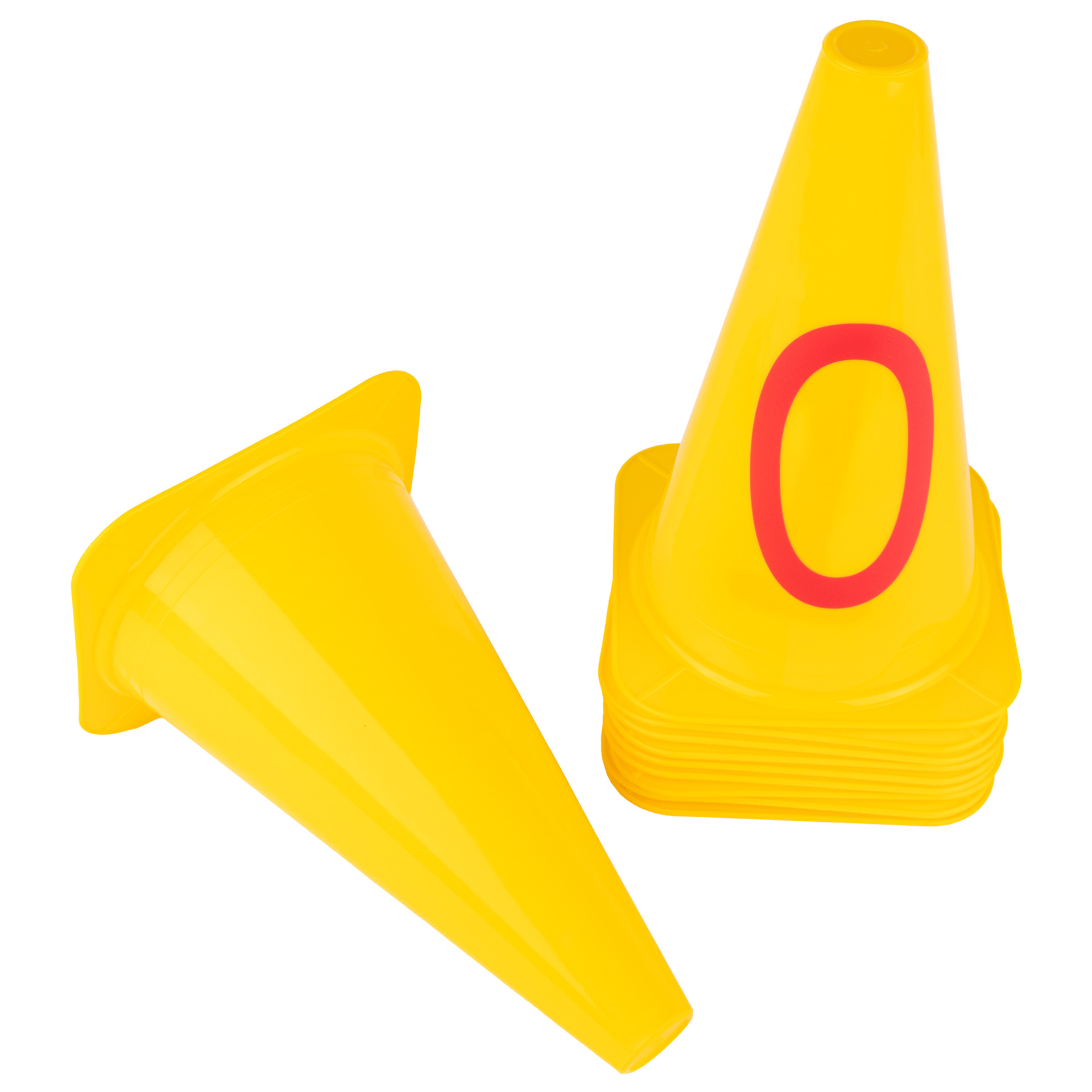 SET DE 10 CONOS NUMERADOS (0-9)