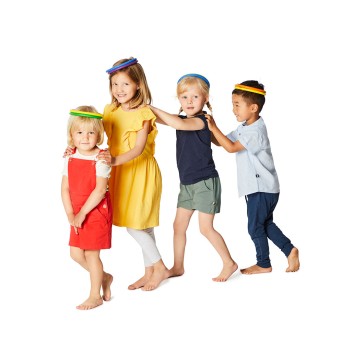 SET DE 6 ANILLOS MULTIUSOS DE COLORES 16cm gonge