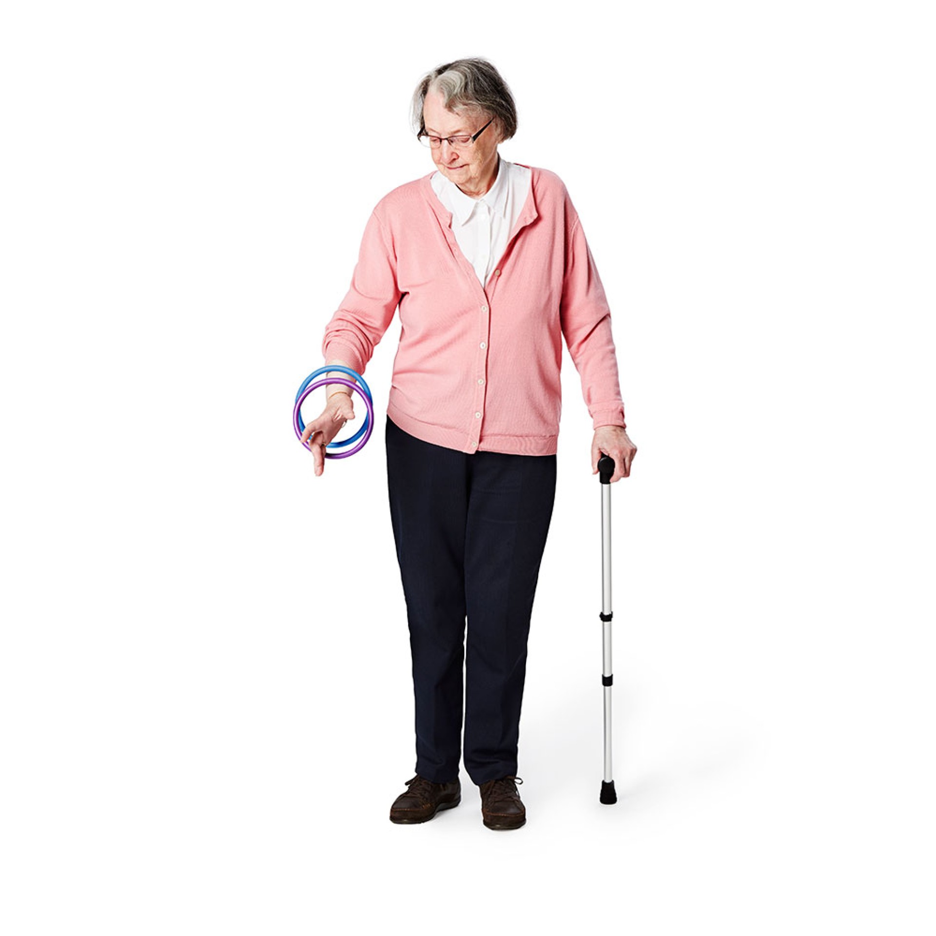 SET DE 6 ANILLOS MULTIUSOS DE COLORES 16cm gonge