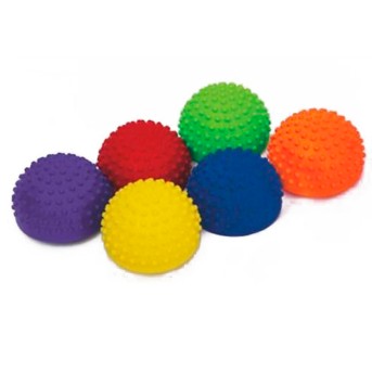 CONJUNTO DE 6 SEMIESFERAS TCTEIS PARA TREINO DE EQUILBRIO