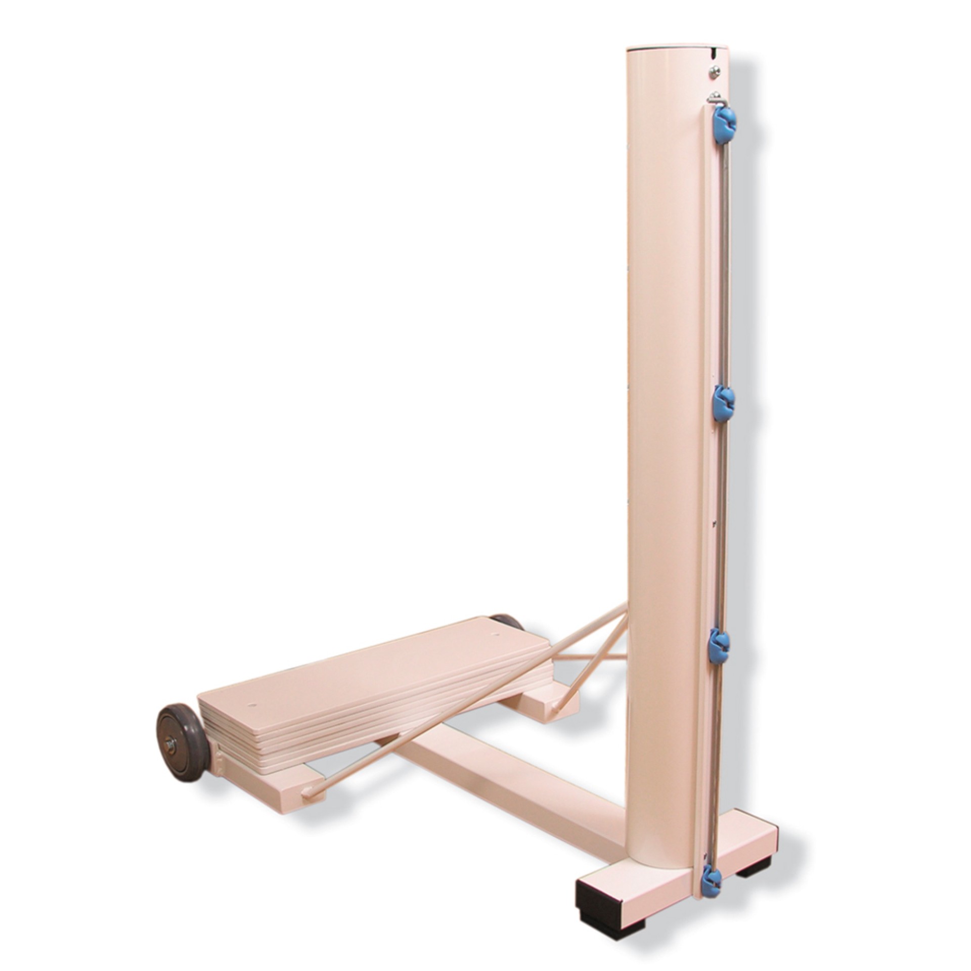 PAR DE POSTES DE TENIS DE ALUMINIO DE 120mm CON COCHE