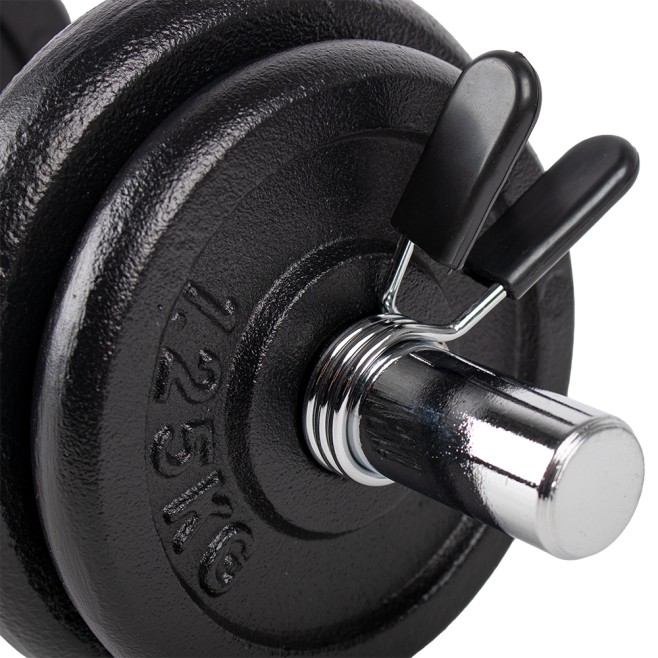 HOME FITNESS BAR AND DUMBBELL SET (48KG)
