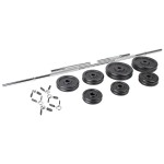 CONJUNTO DE BARRA E HALTERES (48KG)