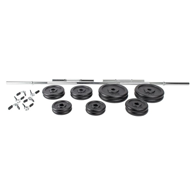 HOME FITNESS BAR AND DUMBBELL SET (48KG)