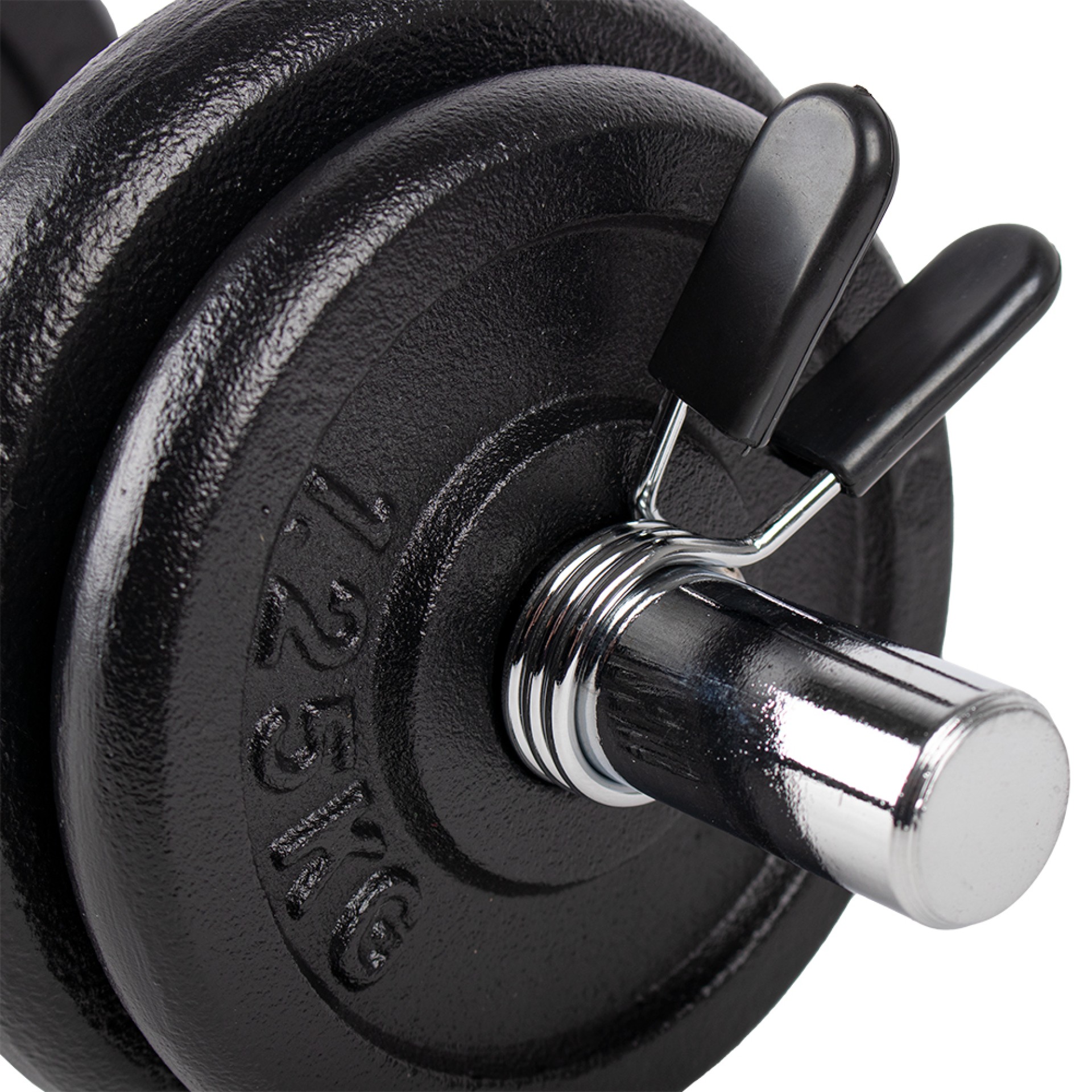 SET DE BARRA Y MANCUERNAS HOME FITNESS (48KG)