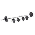 CONJUNTO DE BARRA E HALTERES (48KG)