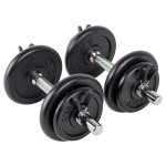 CONJUNTO DE BARRA E HALTERES (48KG)