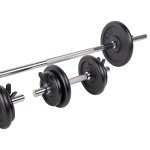 CONJUNTO DE BARRA E HALTERES (48KG)