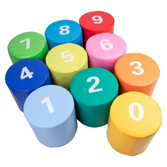 SET DE 10 COJINES NUMERADOS