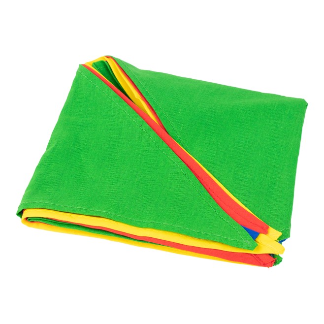SET OF 4 COLOURFUL TRIANGULAR JUGGLING SCARVES